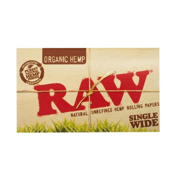 Бумажки RAW Organic Single Wide Double Window 100 листов - Бренд RAW - Магазин домашних увлечений homehobbyshop.ru