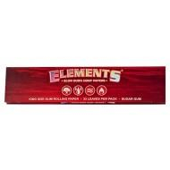 Бумажки Elements Red (Hemp) KS Slim - Бренд Elements - Магазин домашних увлечений homehobbyshop.ru