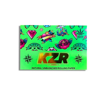 Бумажки KZR Green Tattoo+tips 1 1/2 - Бренд KZR - Магазин домашних увлечений homehobbyshop.ru