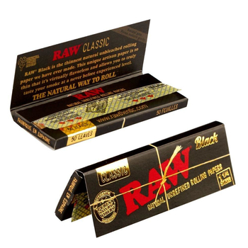 Бумага RAW Black 1 1/4 - Самокрутки - Бумага RAW - Магазин домашних увлечений homehobbyshop.ru