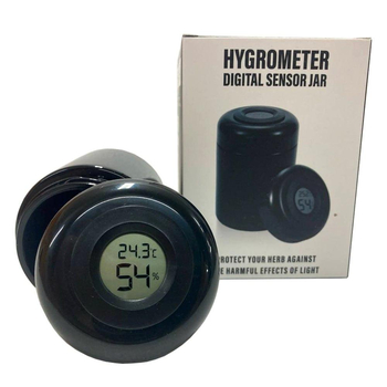 Контейнер Hygromenter Jar с гигрометром и термометром - Безопасность - Хранение - Контейнеры - Магазин домашних увлечений homehobbyshop.ru