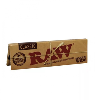 Бумажки Raw classic  Single Wide 1/2 - Самокрутки - Бумага RAW - Магазин домашних увлечений homehobbyshop.ru