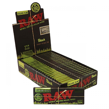 Бумага RAW Black Organic Hemp 1 1/4 - Самокрутки - Бумага RAW - Магазин домашних увлечений homehobbyshop.ru