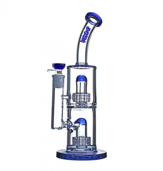 Бонг Rastashop Double Shower Head Bend Percolator Дисконт - Уценка - Магазин домашних увлечений homehobbyshop.ru